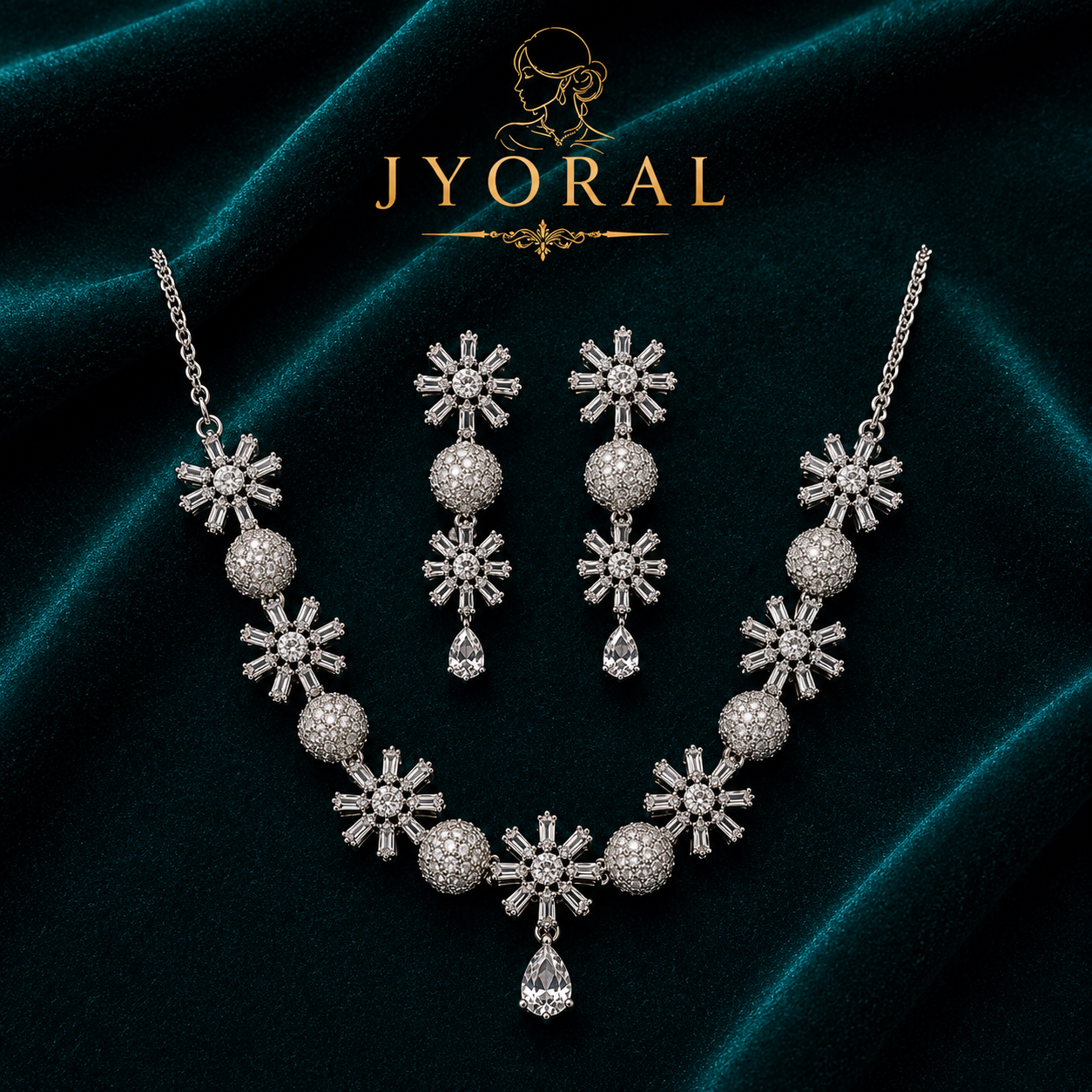 Sitara AD Necklace Set
