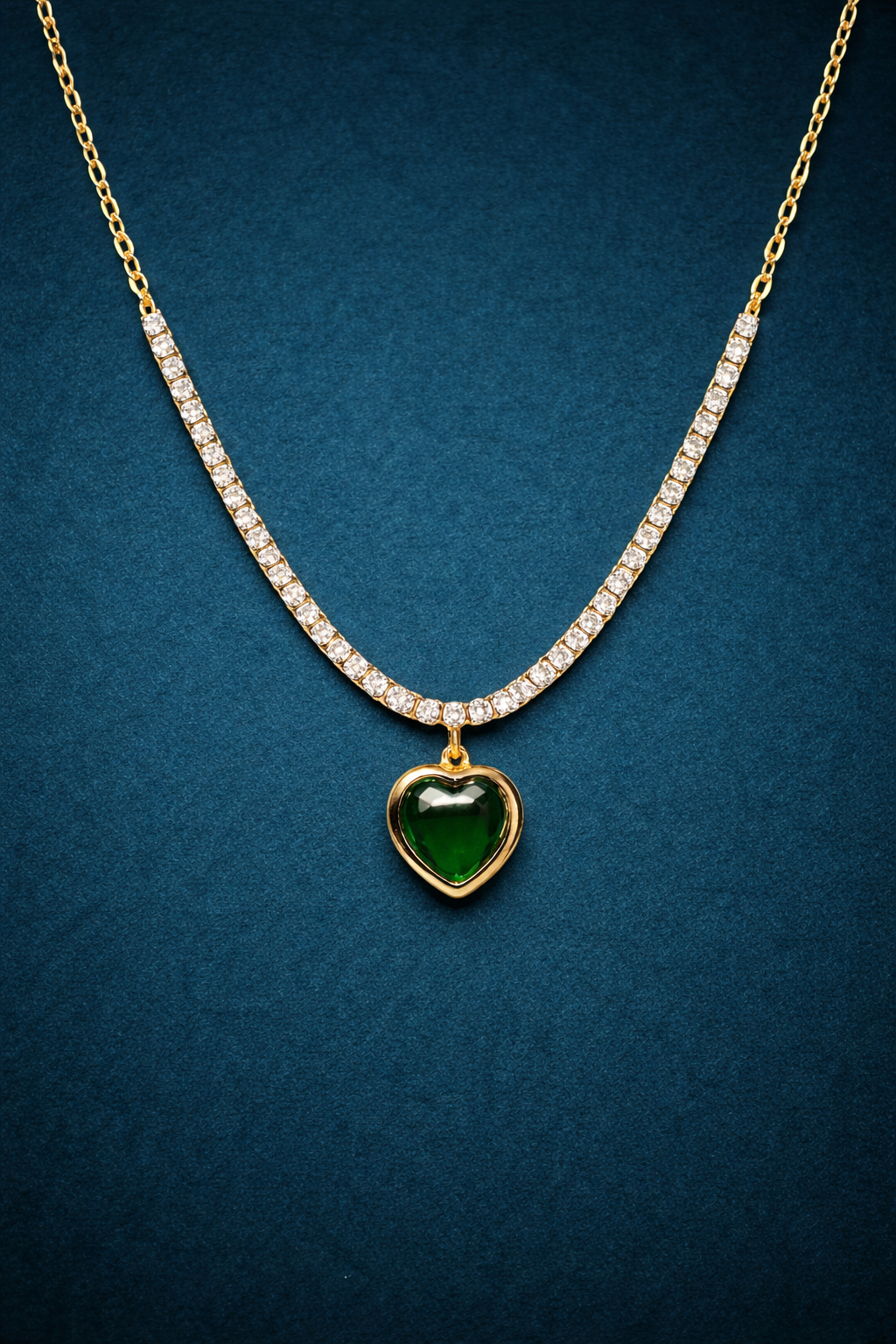 Emerald Heart Luxe Necklace