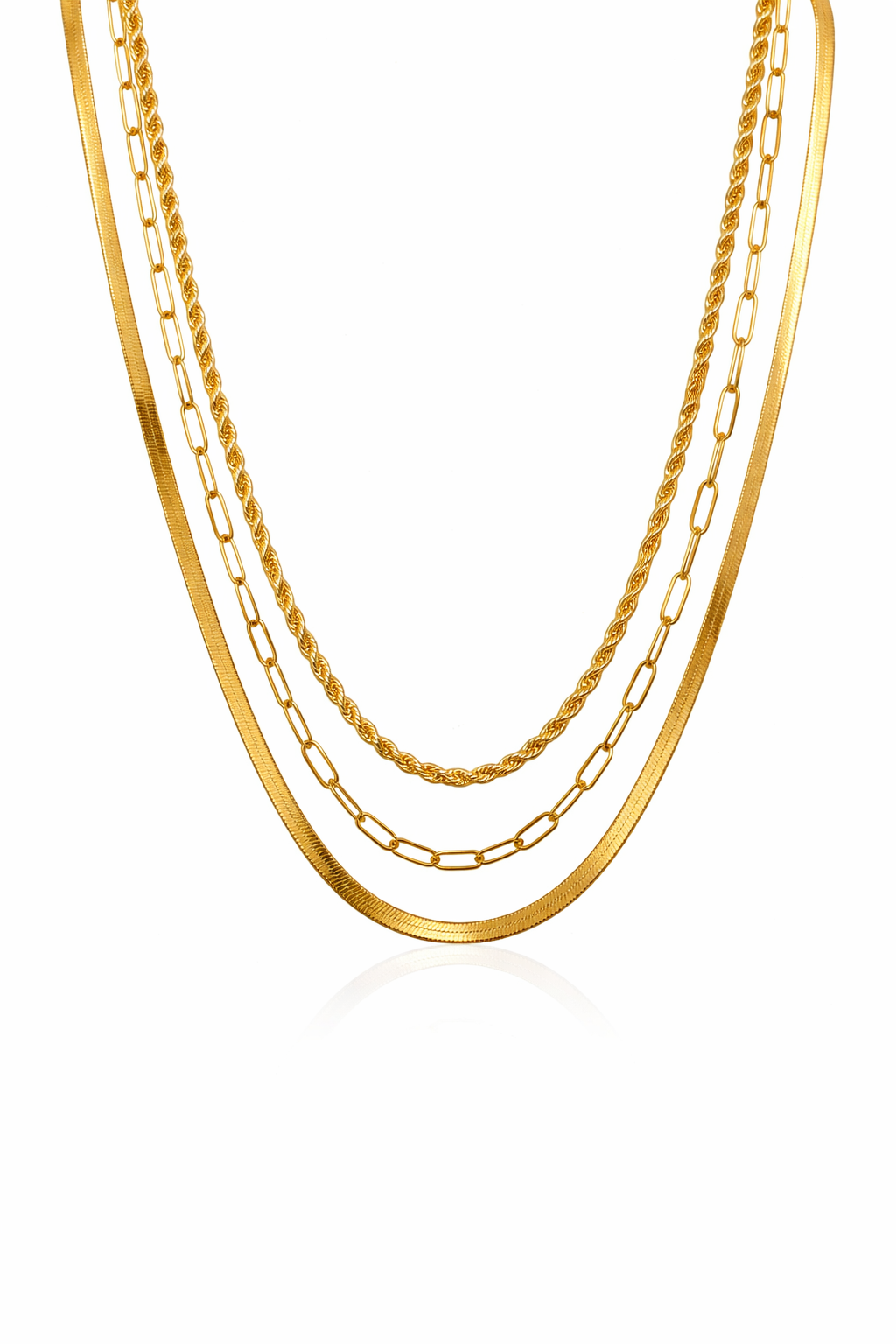Layered Luxe Chains Necklace