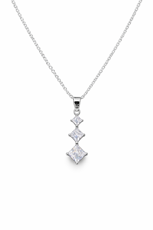 Crystal Prism Drop Necklace