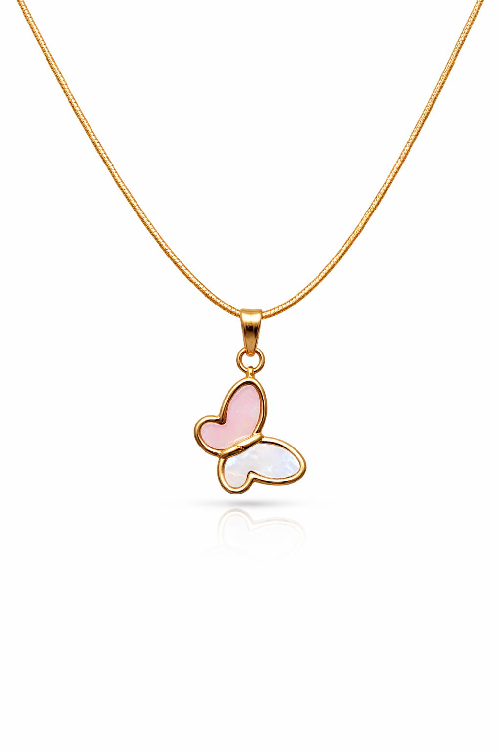 Blush Flutter Glow Necklace