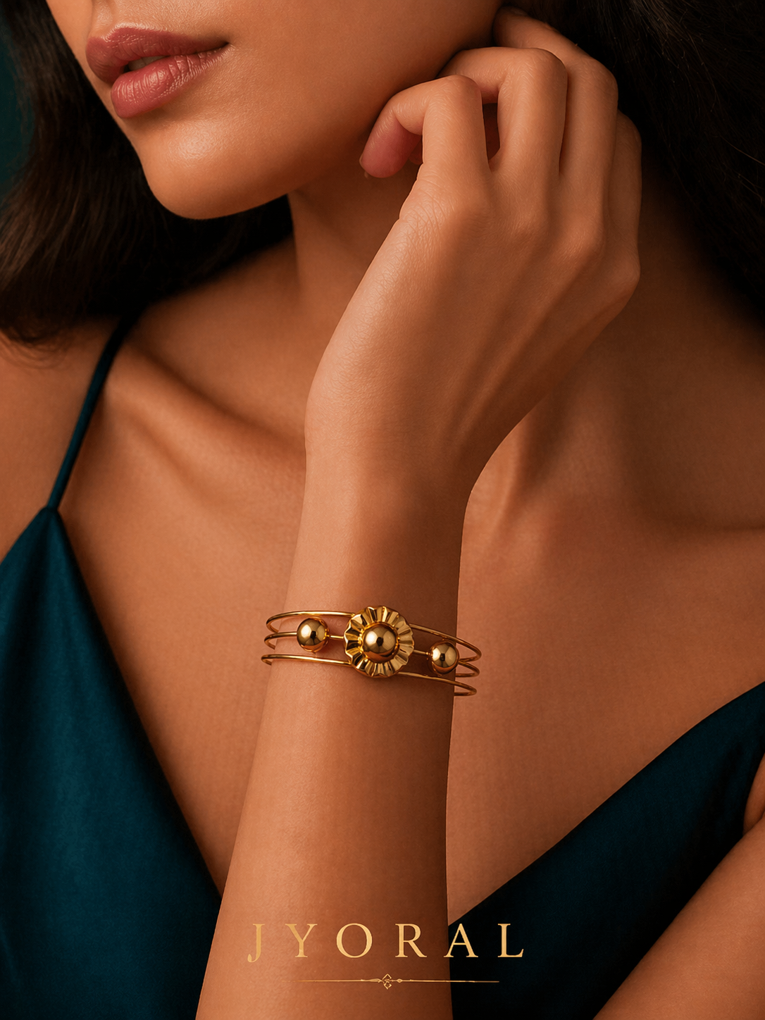 Solar Orb Luxe Cuff