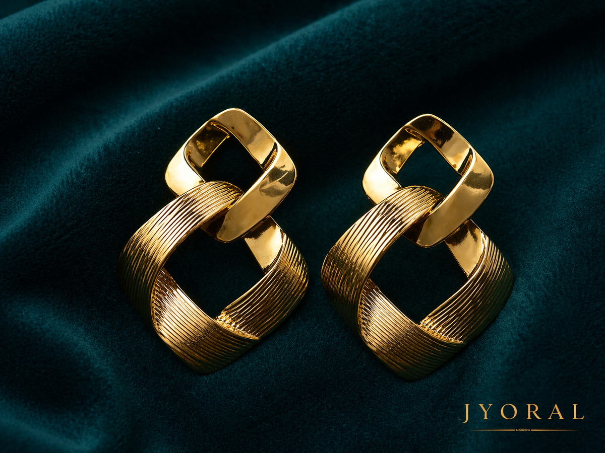 Sculpted Edge Hoops