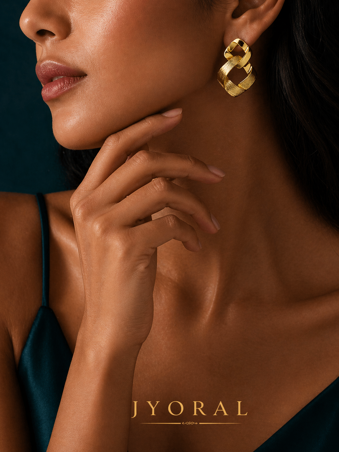 Sculpted Edge Hoops