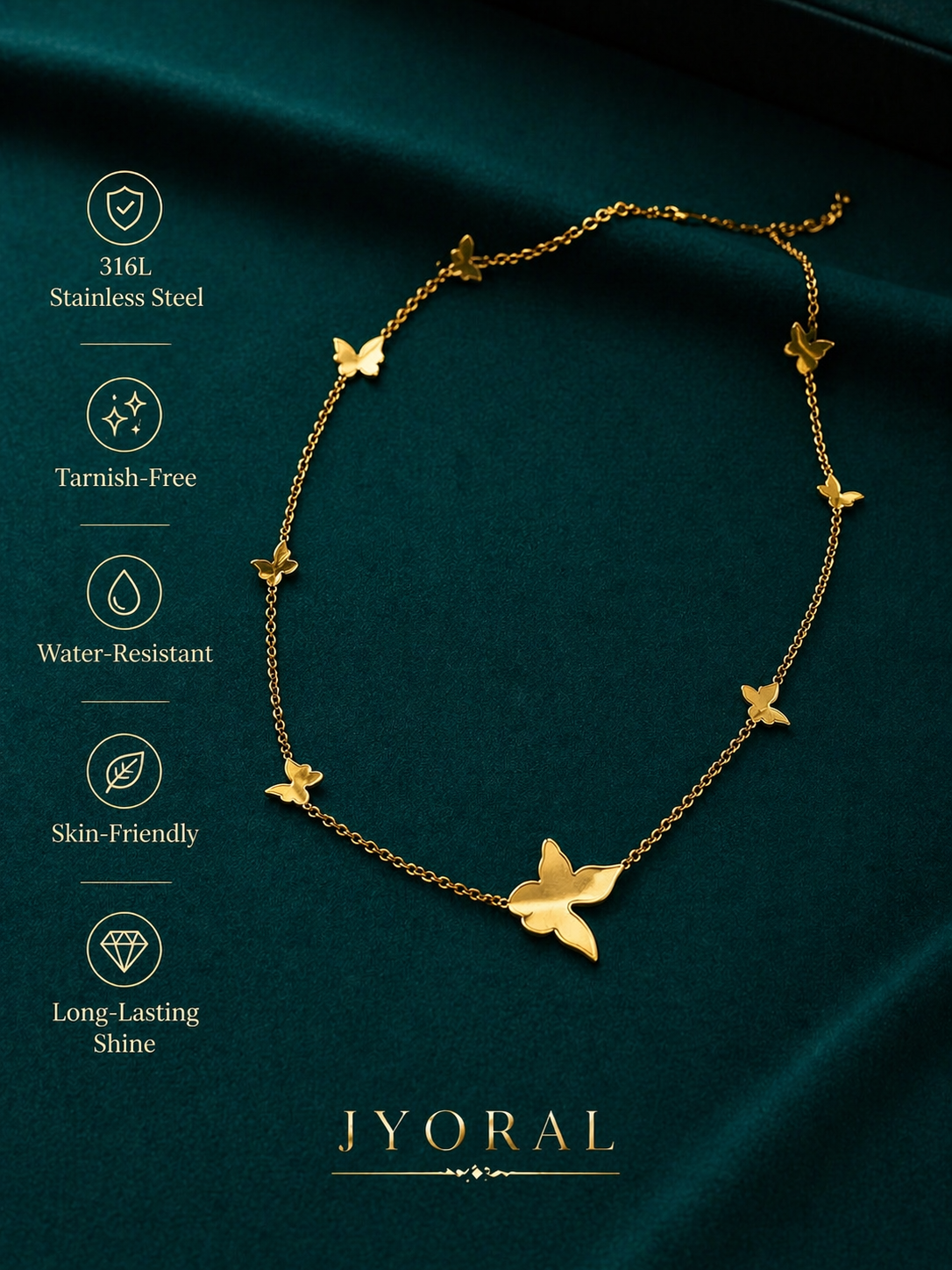 Aurelia Butterfly Waist Chain