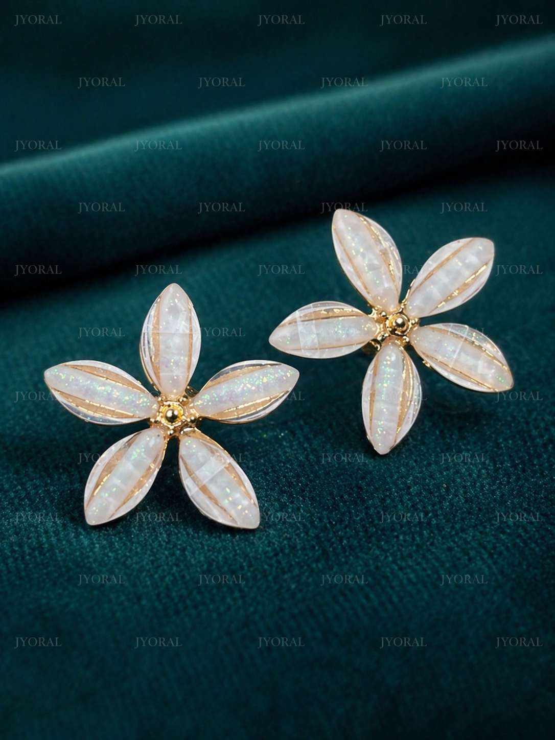 Opal Bloom Studs