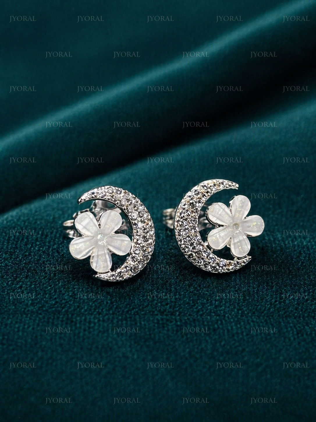Luna Bloom Studs