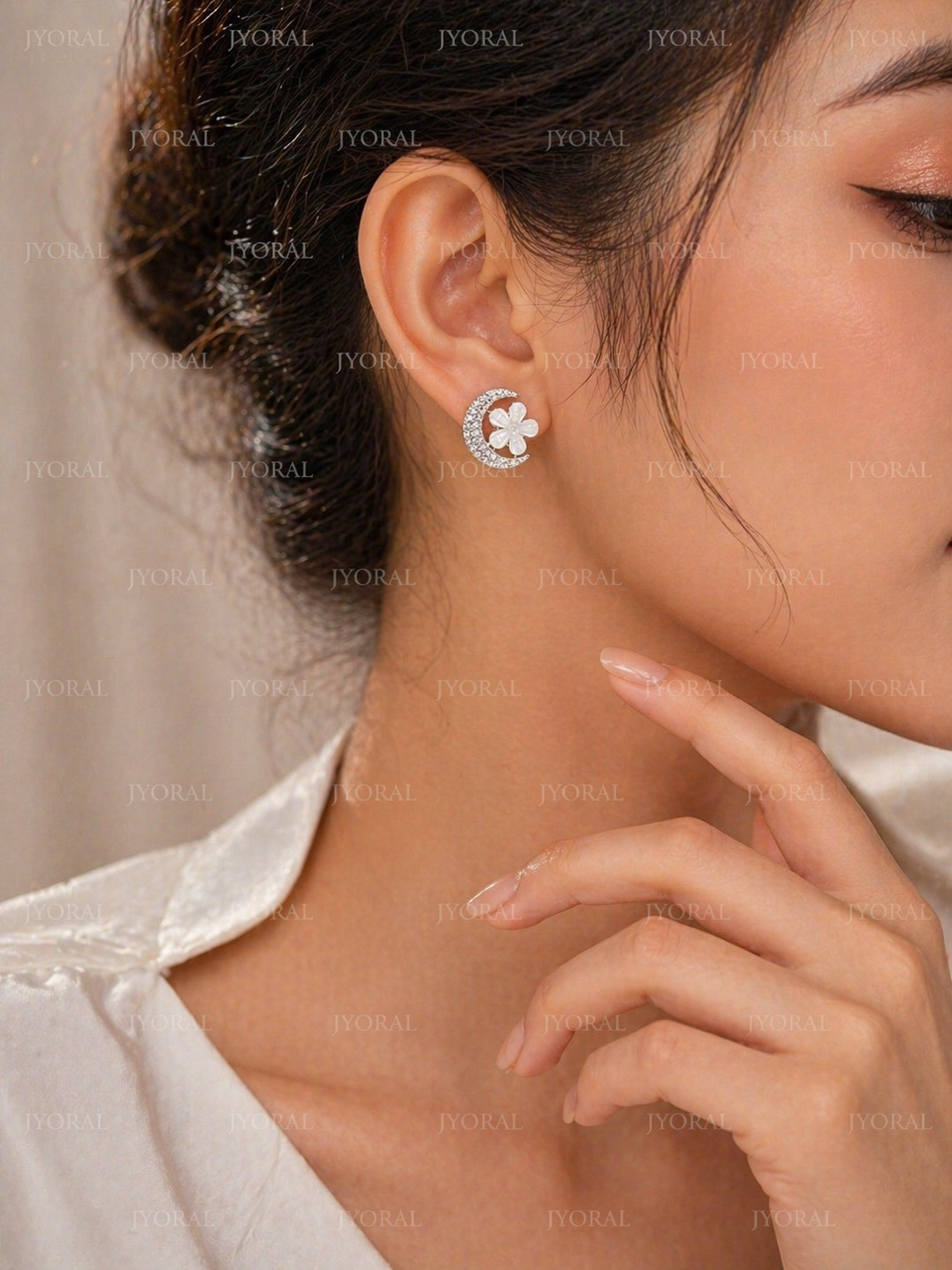Luna Bloom Studs