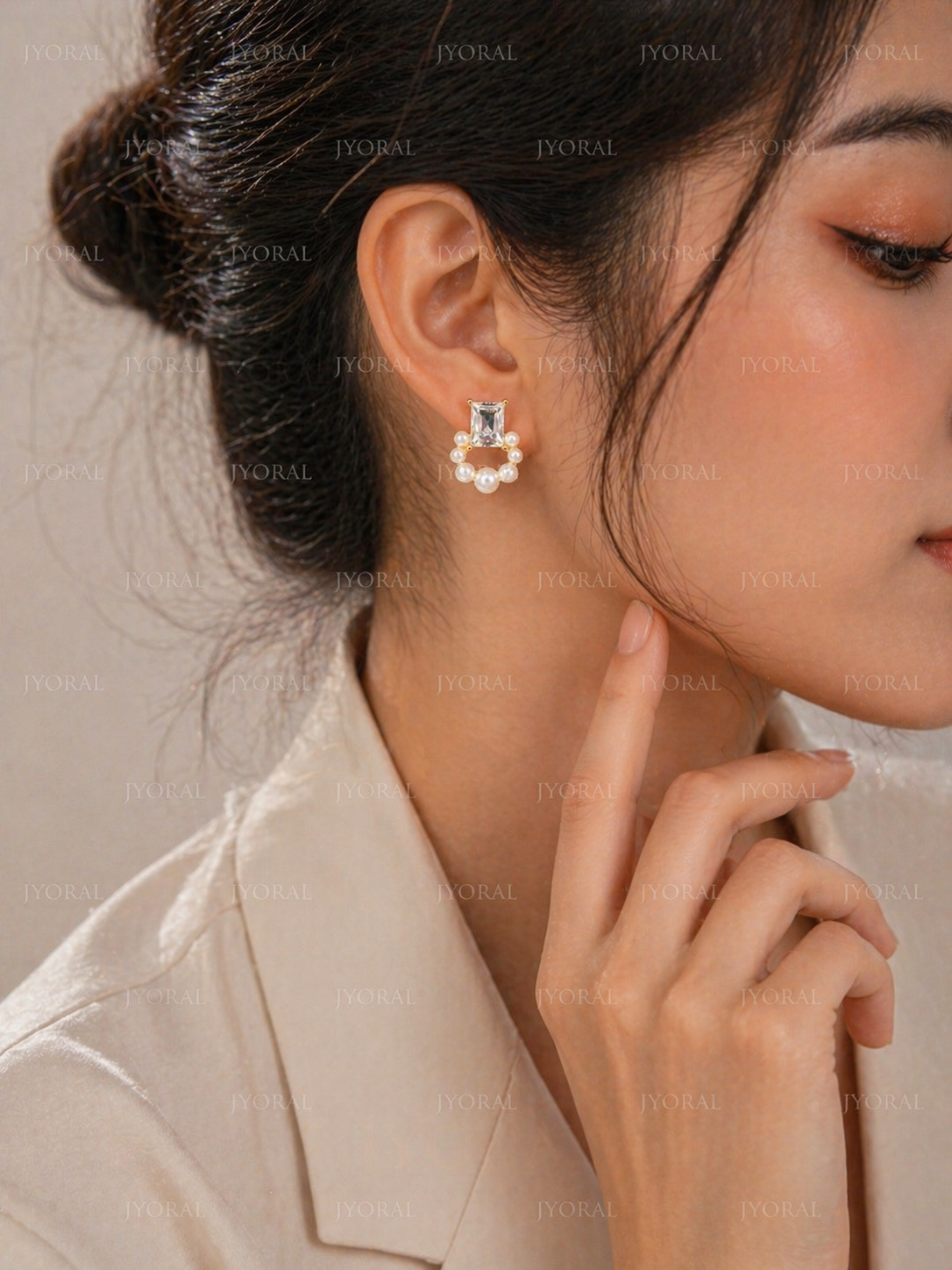 Luna Bloom Studs