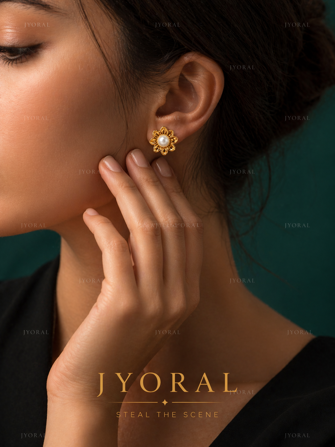 Daisy Pearl Bloom Studs