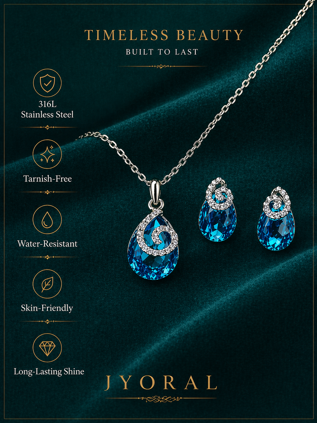 Azure Tear Luxe Set