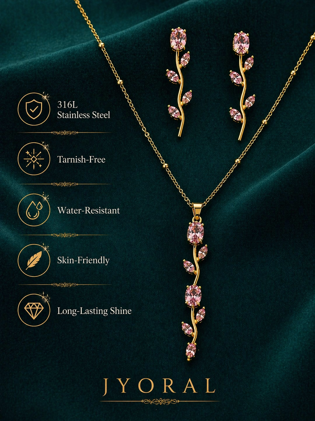 pink blush tulip Grace Set