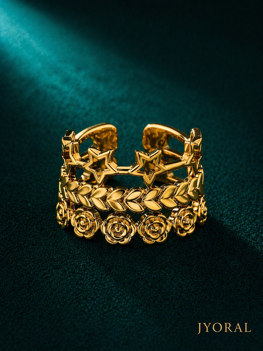 Starlit Bloom Crown Stack