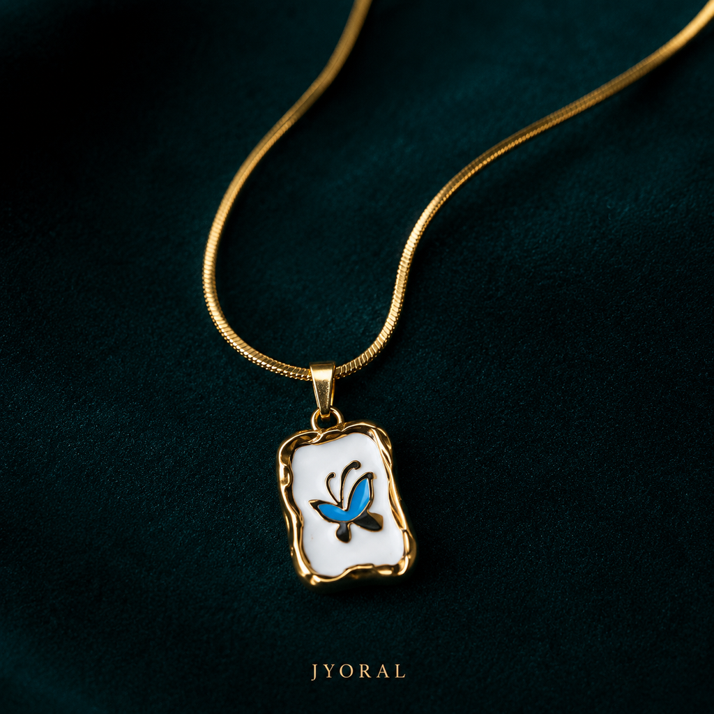 Azure Flutter Pendant