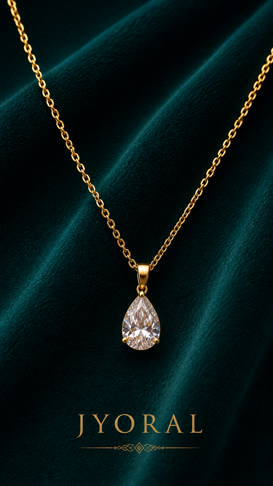 Crystal Dewdrop Pendant