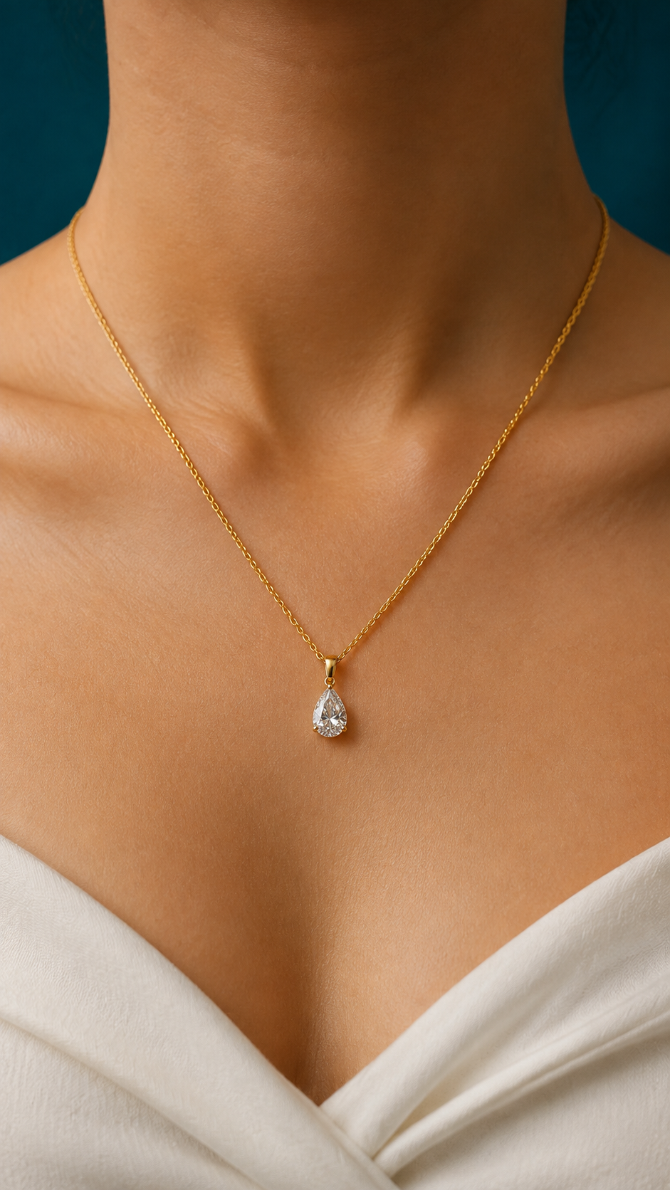 Crystal Dewdrop Pendant