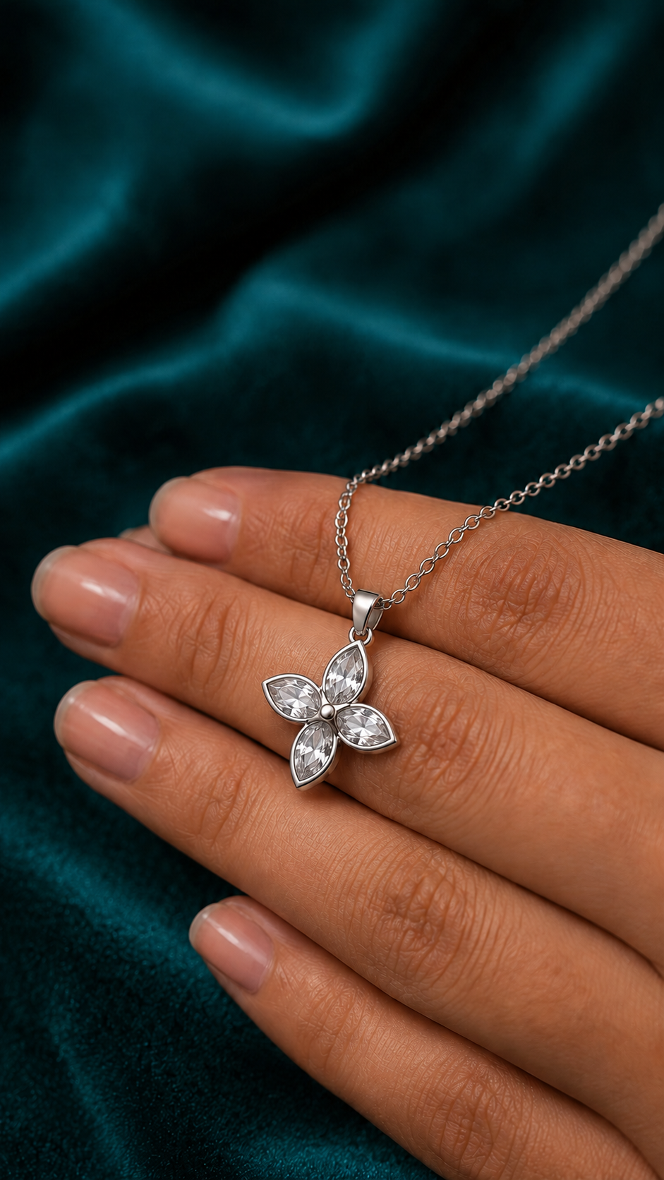 Silver Clover Pendant