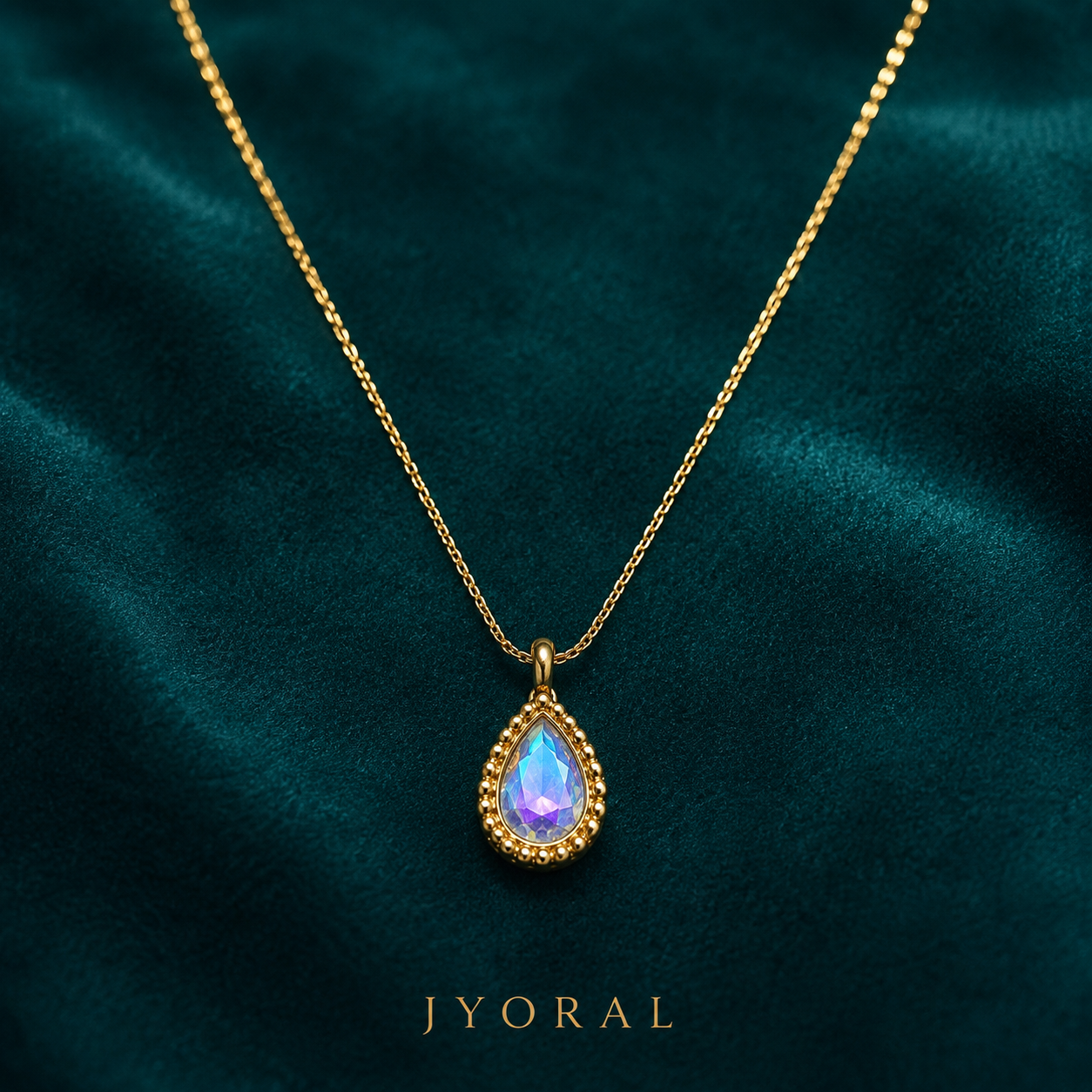 Aurora Opal Drop Pendant