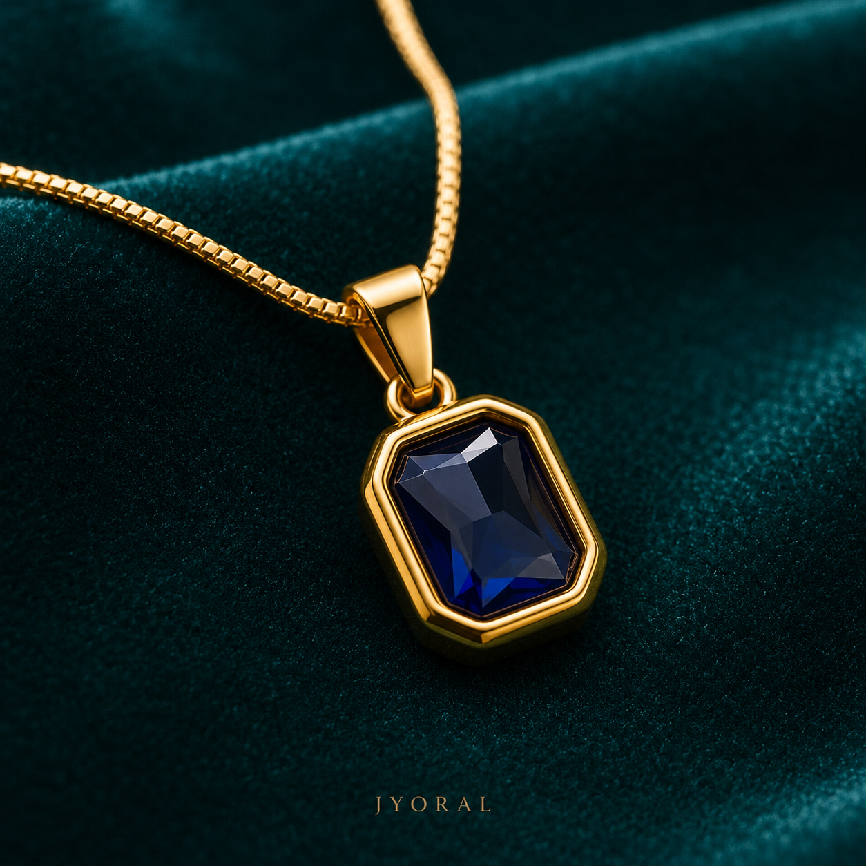 Midnight Sapphire Pendant