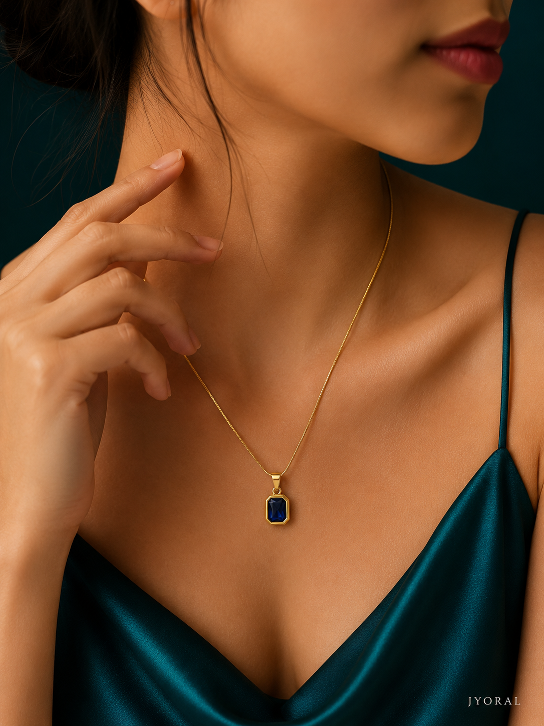 Midnight Sapphire Pendant