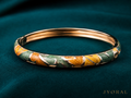Meadow Glow Enamel Bangle