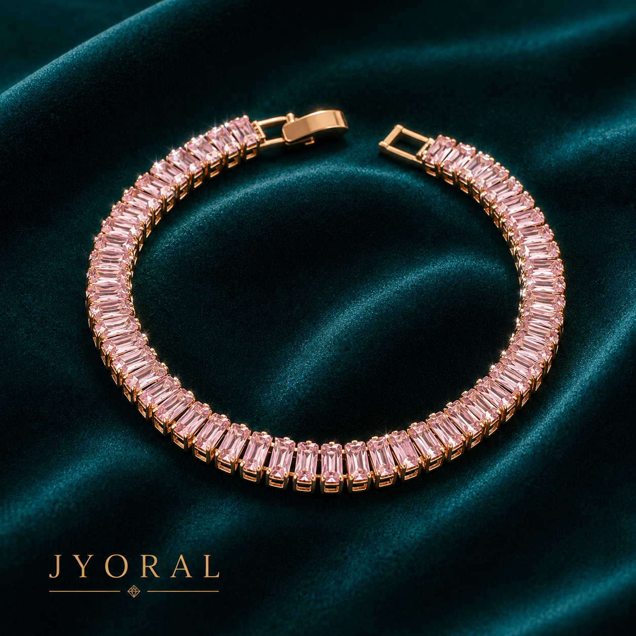 Rosé Luxe Tennis Bracelet