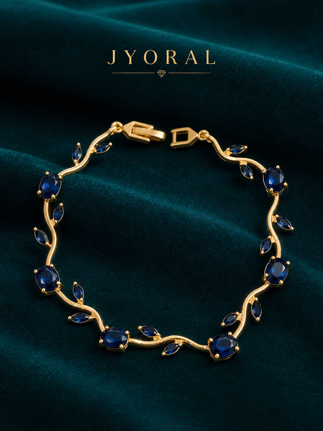 Sapphire Tulip Bracelet
