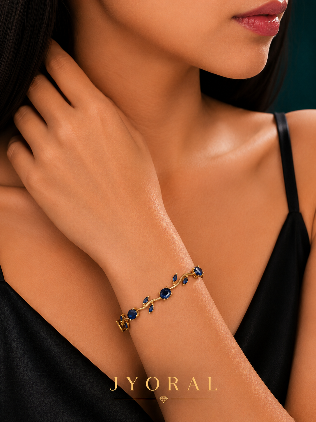 Sapphire Tulip Bracelet