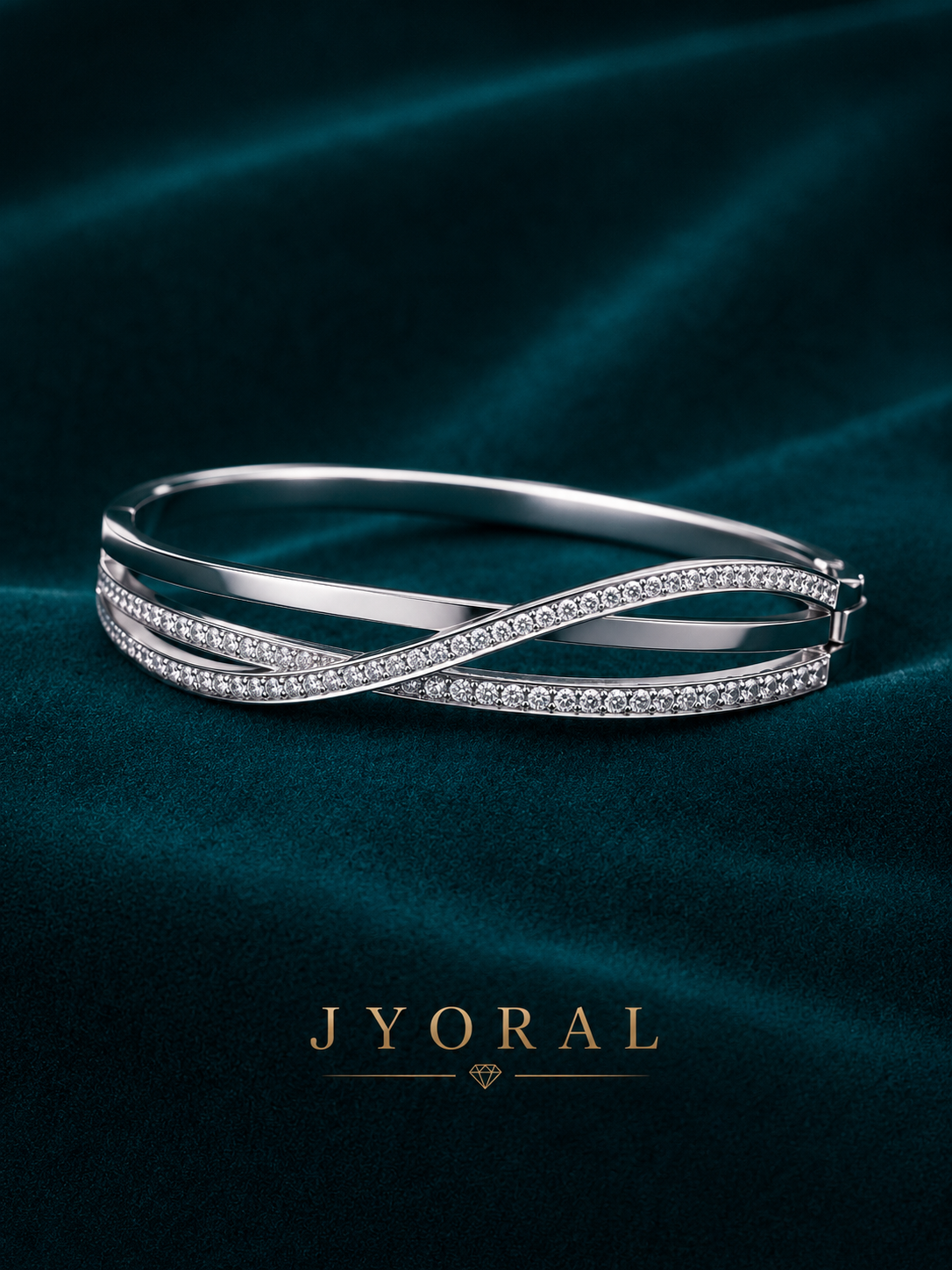 Crystal Twist Cuff