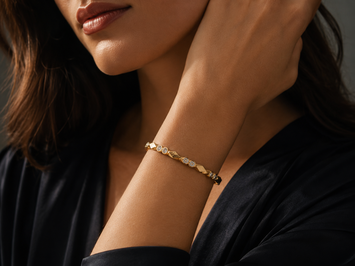 Aurelia Facet Cuff