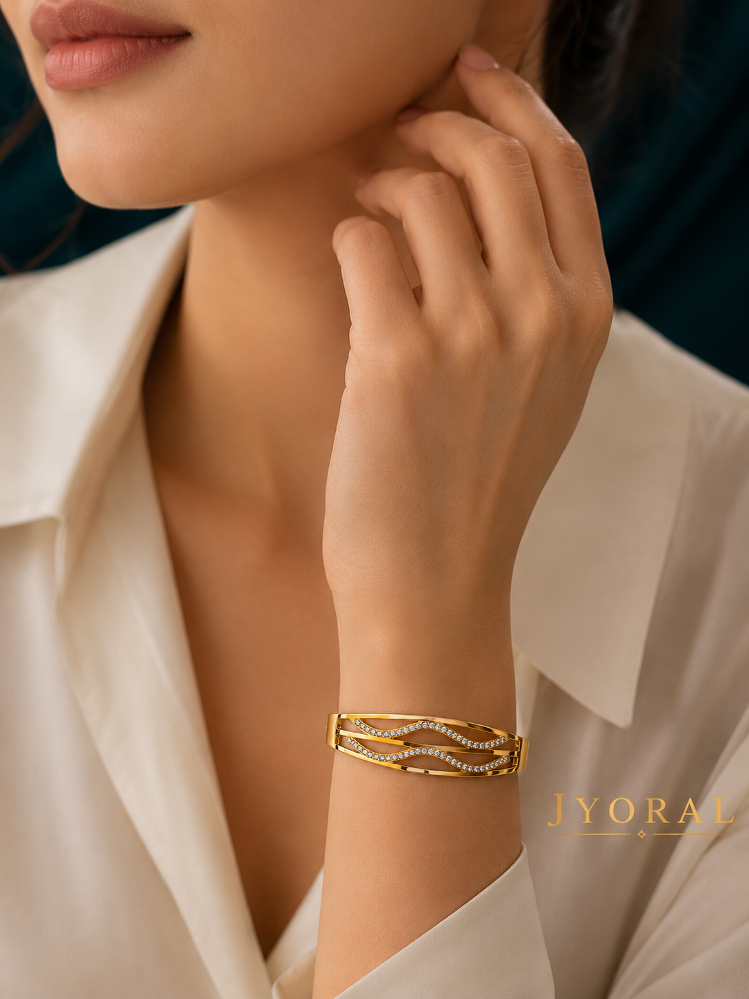 Seraphina Wave Cuff