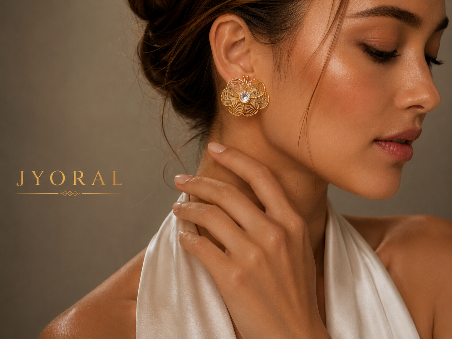 Golden Flutter Bloom Earrings