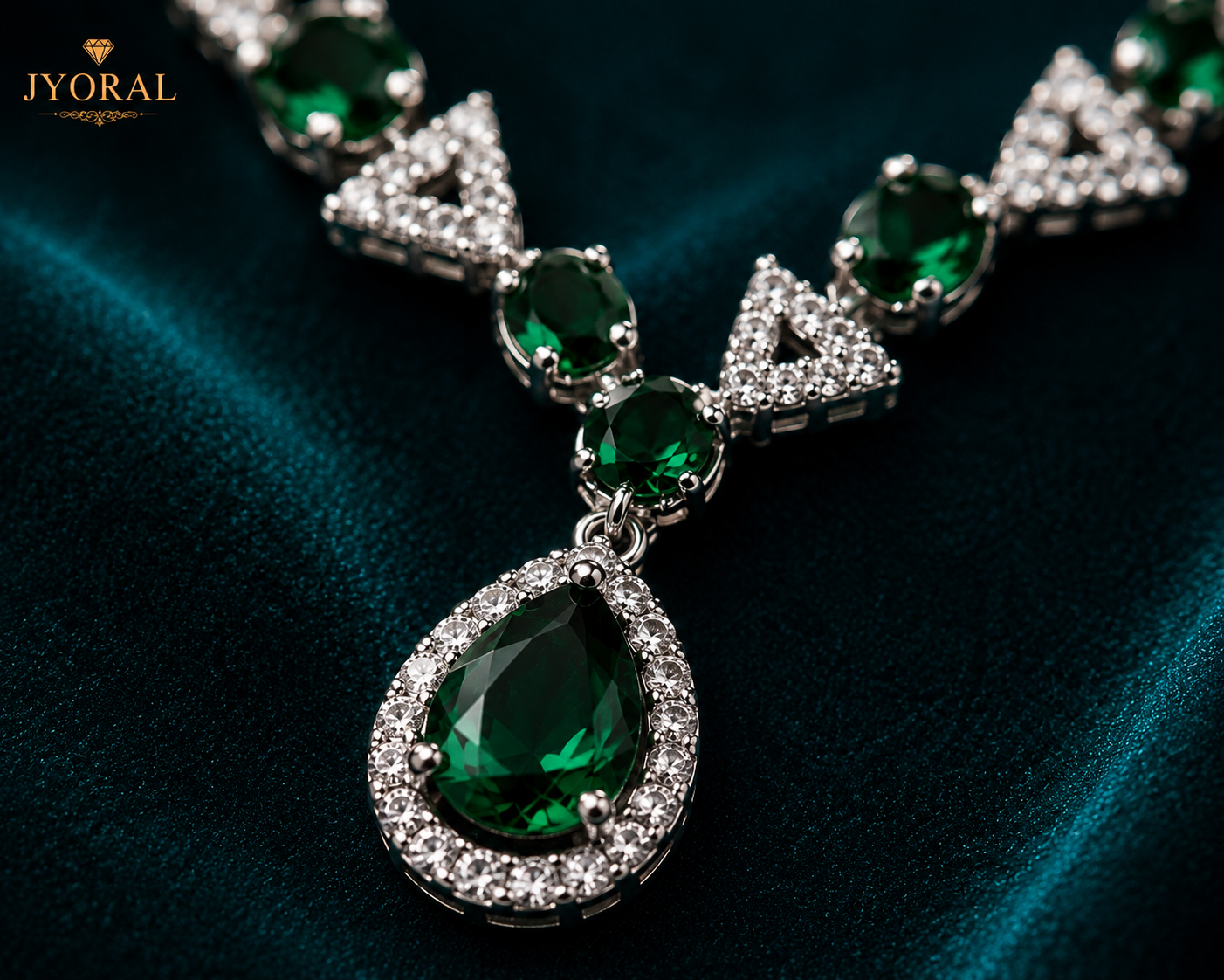 Emerald Noor Necklace Set
