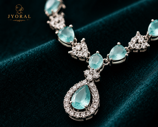 Aqua Noor Necklace Set