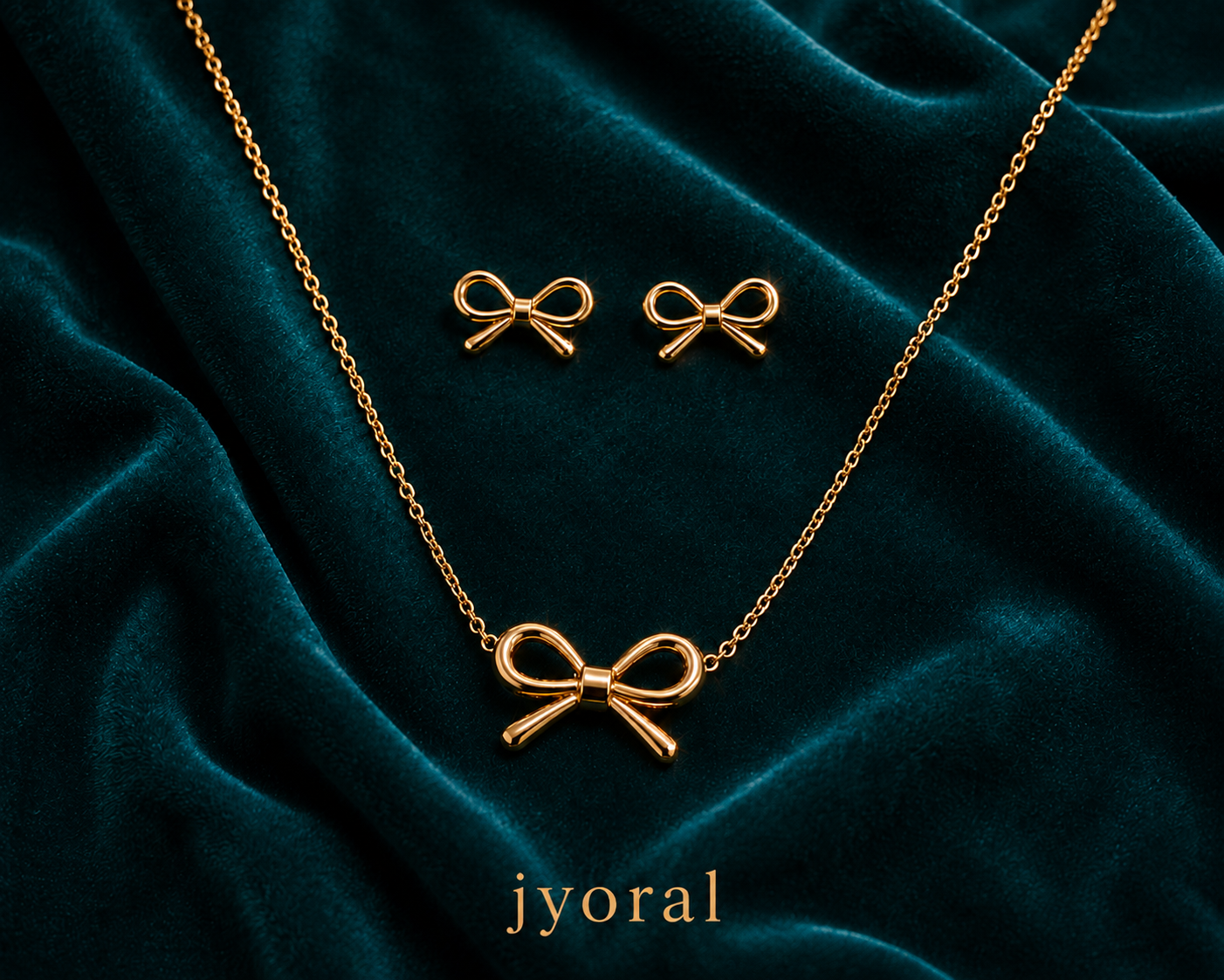 Élan Bow Necklace Set