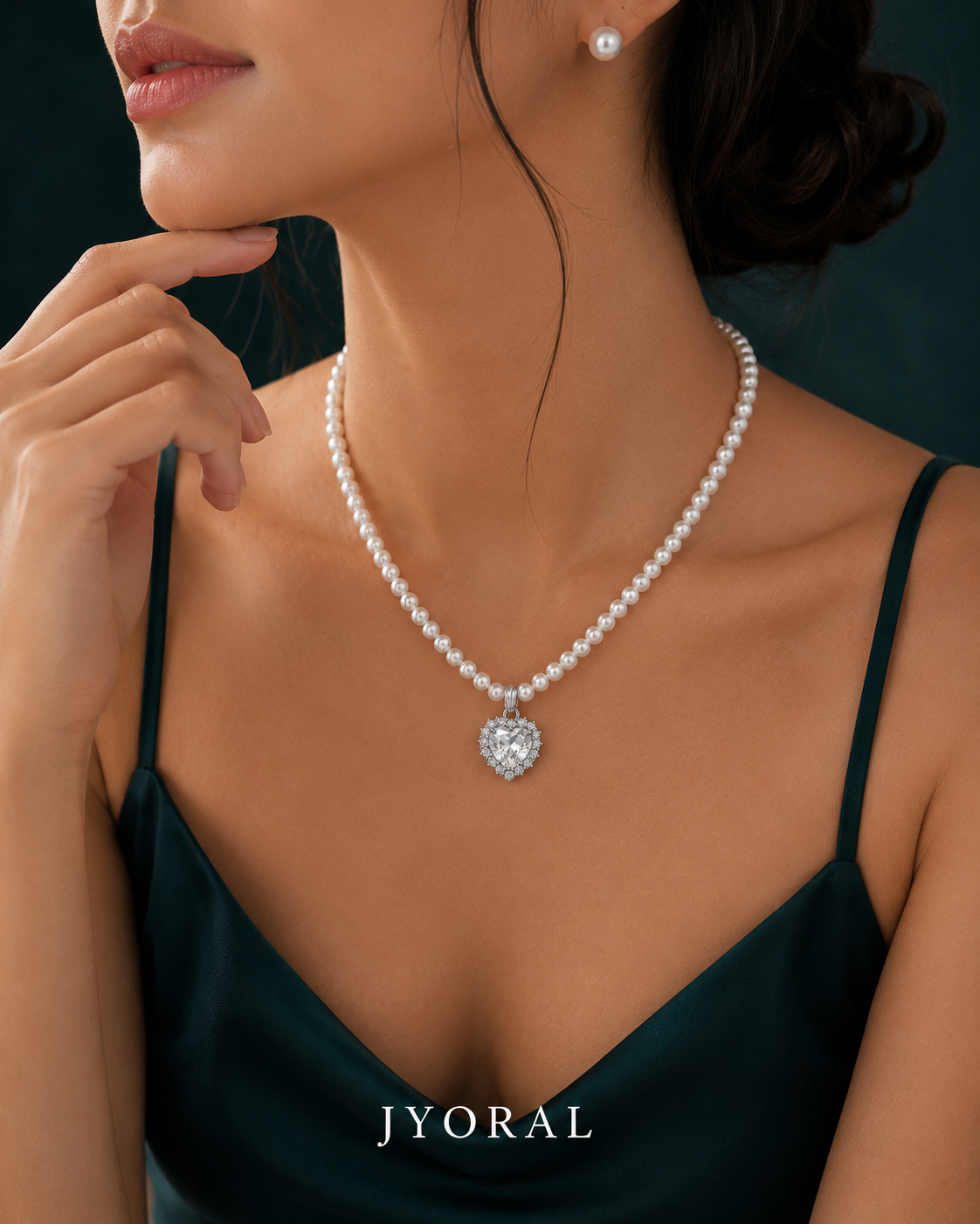 Celestia Pearl Heart Set
