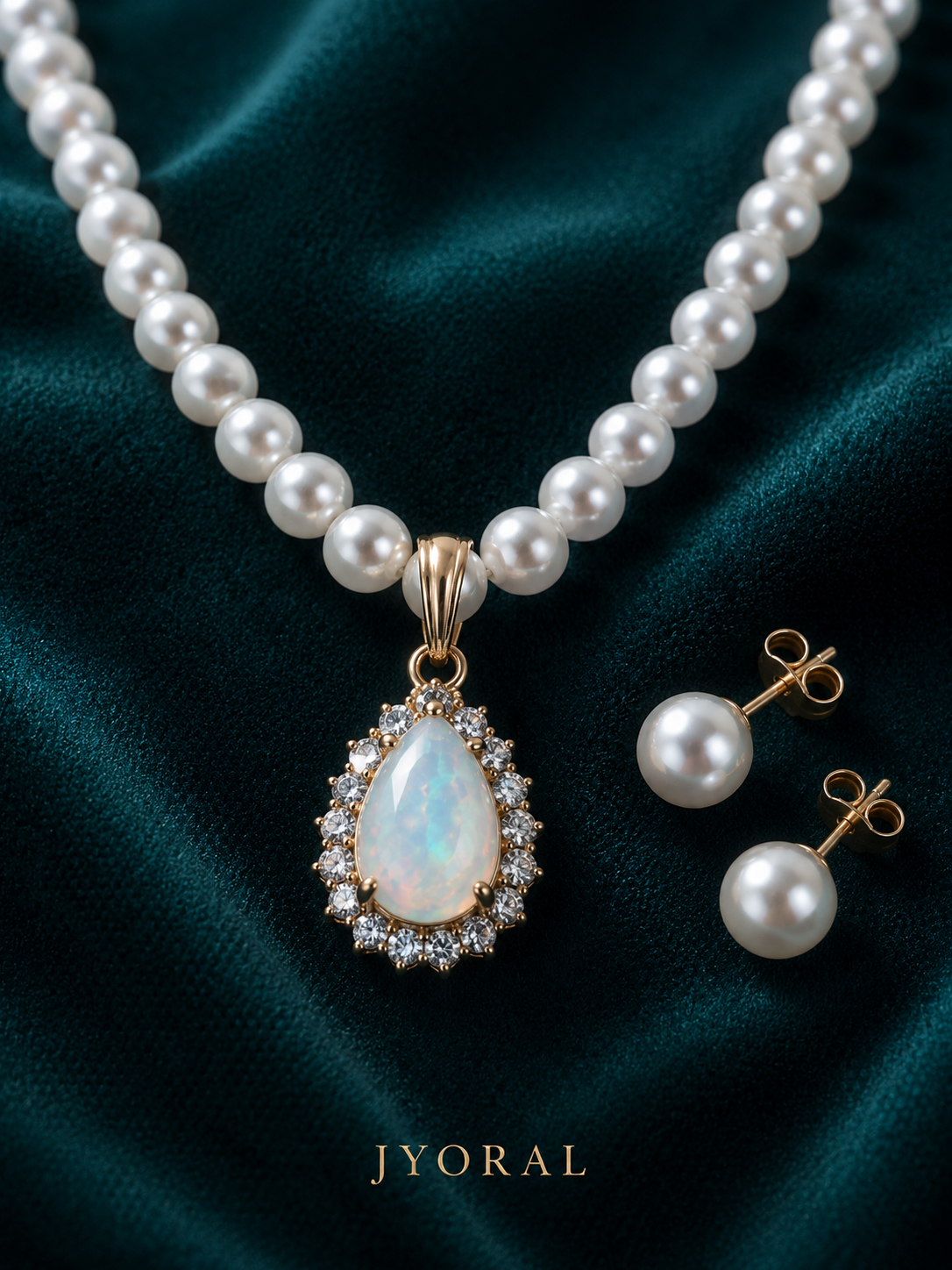 Opaline Pearl Drop Set