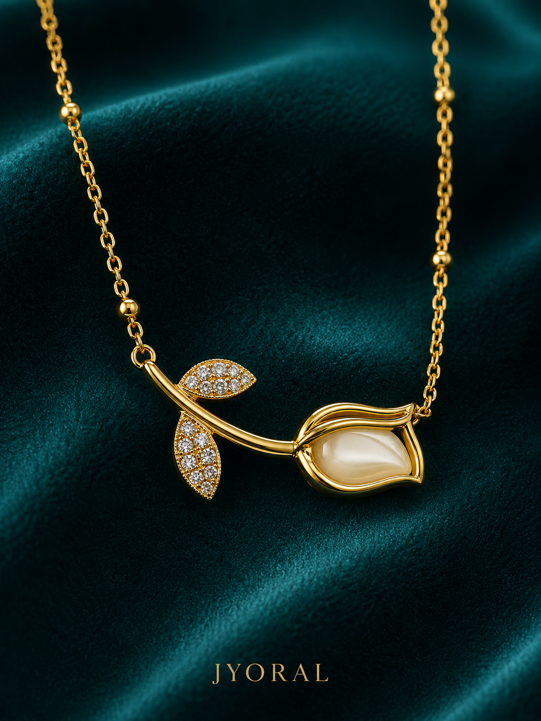 Ivory Tulip Necklace