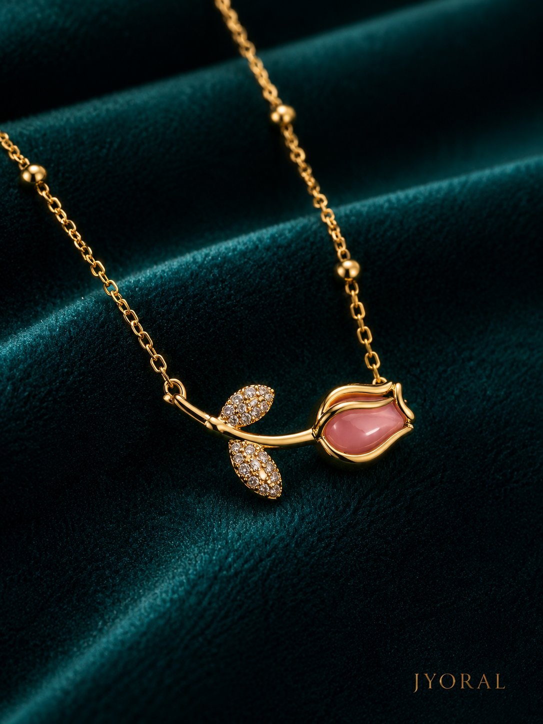 Roselle Tulip Necklace