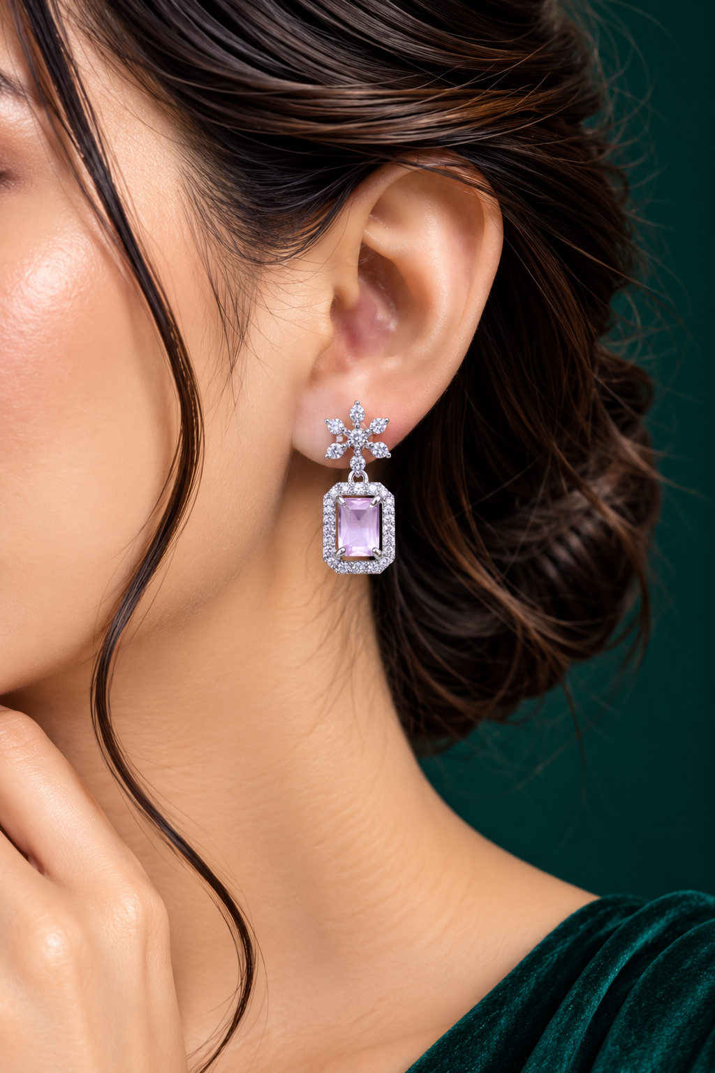 Lavender Bloom Earrings ✨