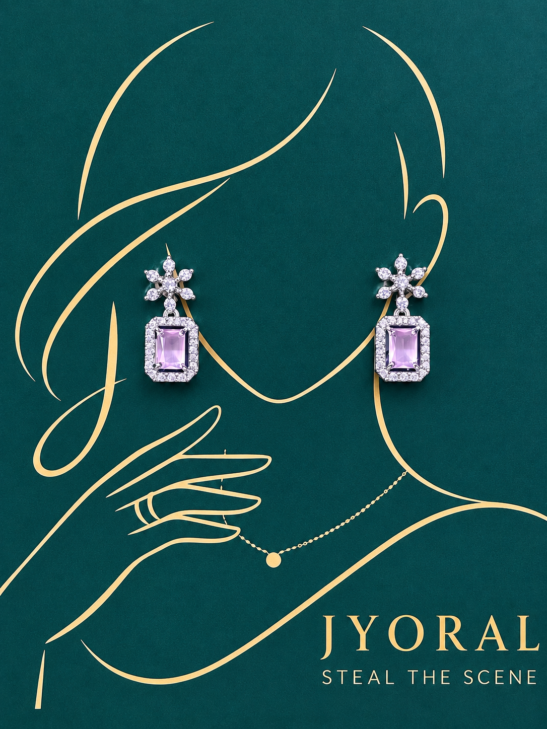 Lavender Bloom Earrings ✨