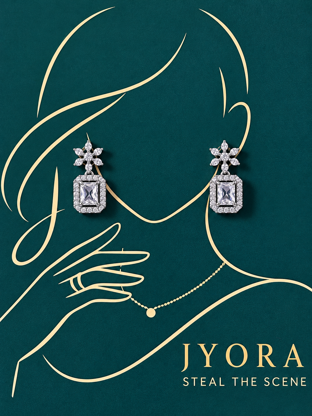 Crystal Bloom Earrings ✨