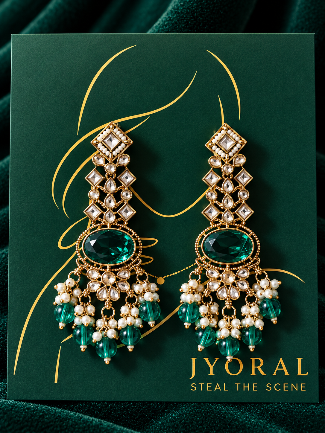 ✨ Rajwada Elegance Earrings