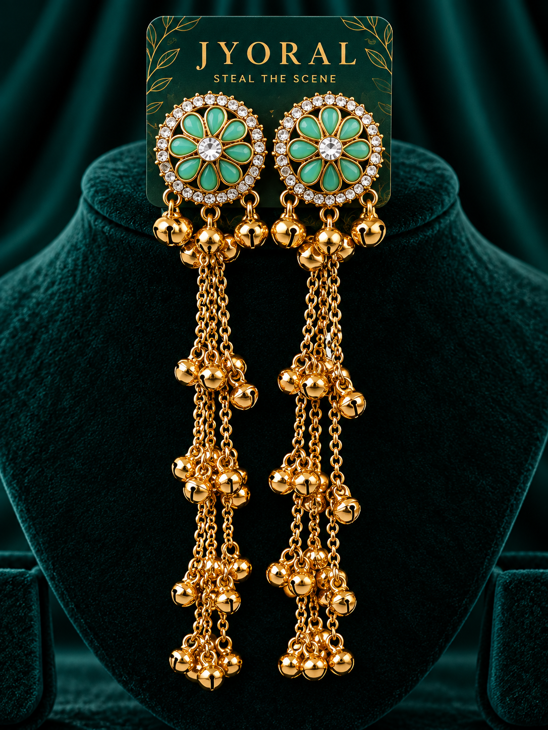 Gulbahar Ghungroo Earrings ✨