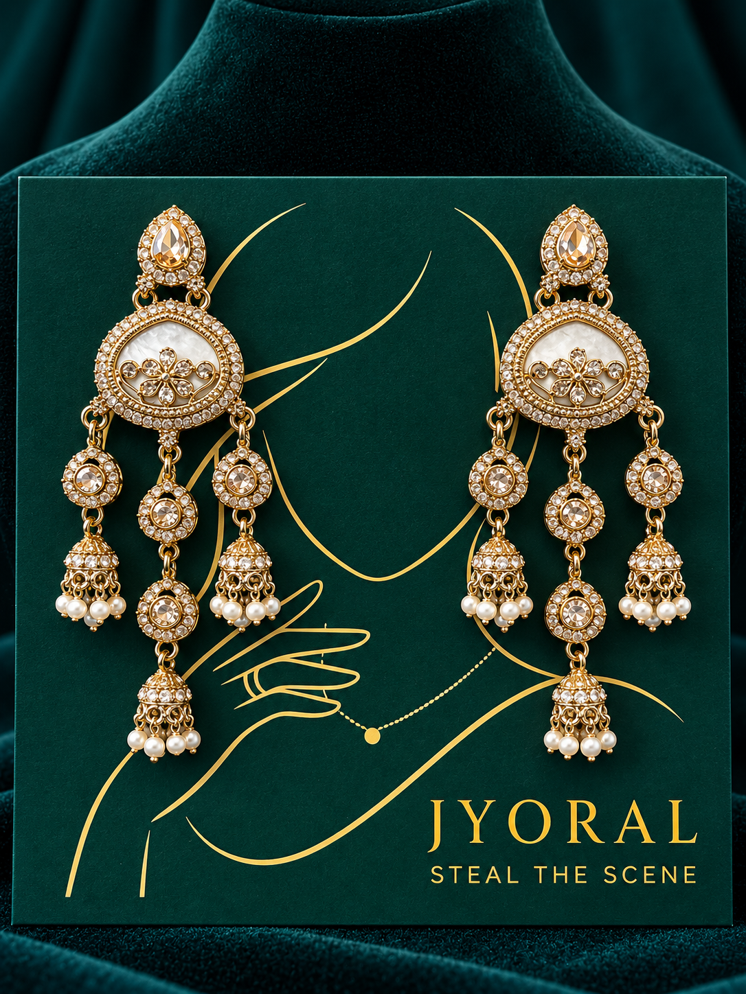 Padma Jhumka Earrings ✨