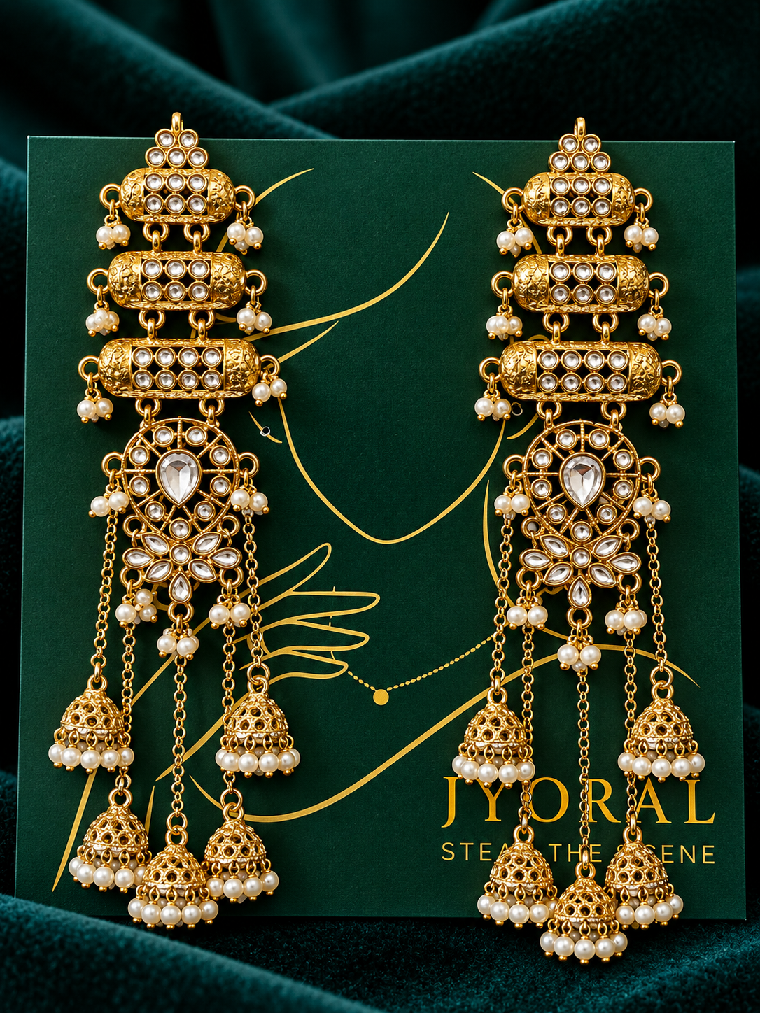 Darbar Jhumka Earrings ✨