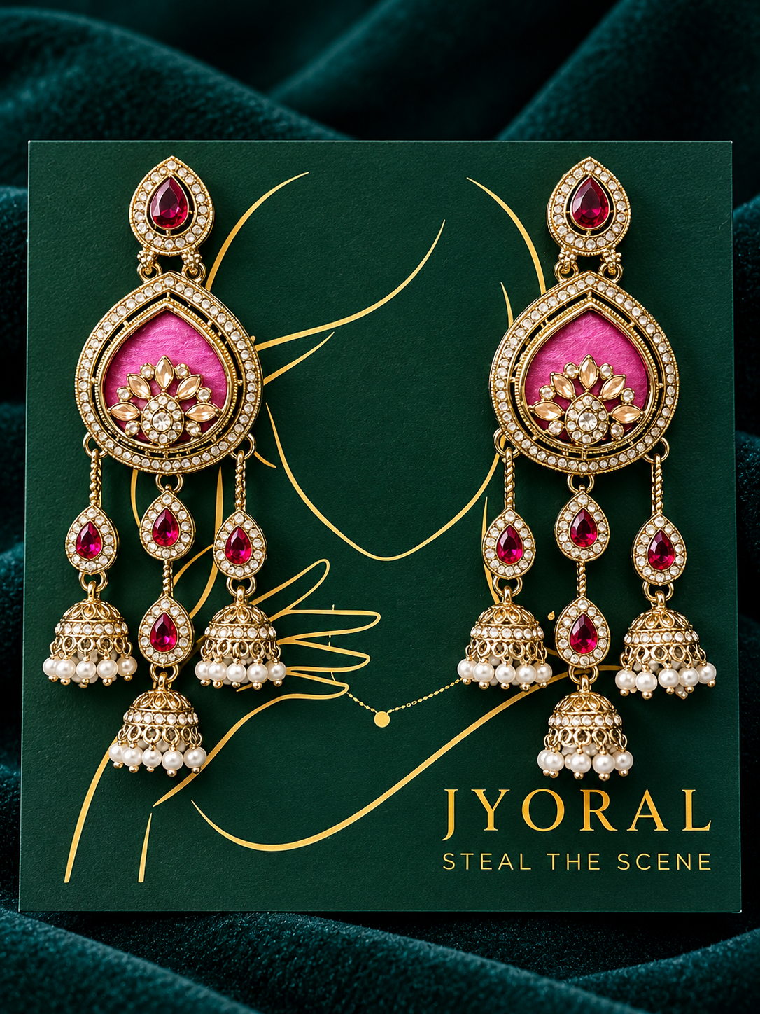 Nayantara Jhumka Earrings ✨