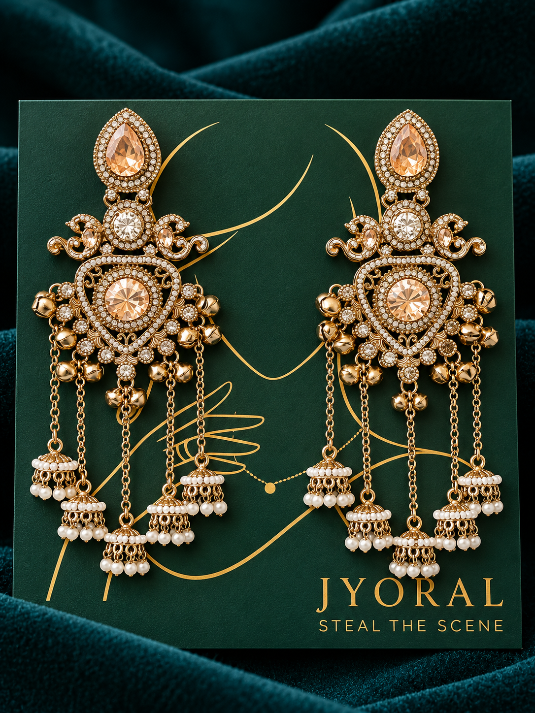 Jharokha Jhumka Earrings ✨