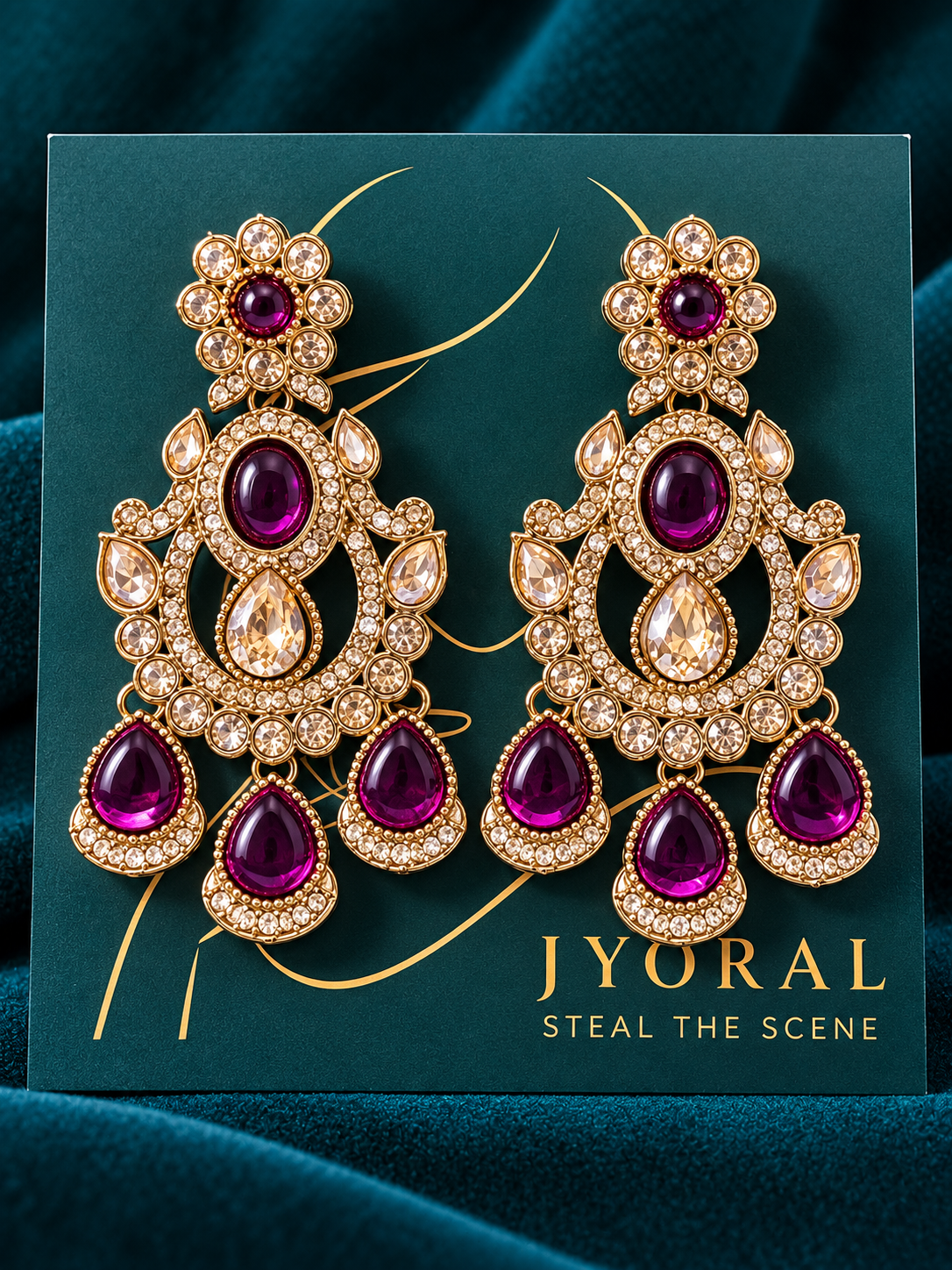 Aaradhya Chandbali Earrings ✨