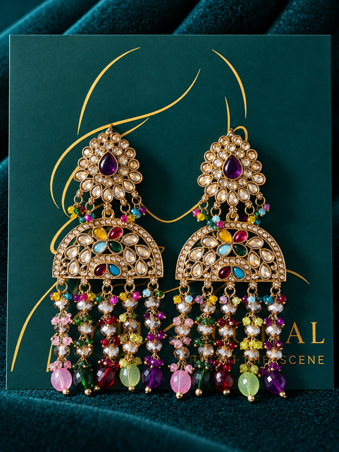 Sheesh Mahal Earrings ✨